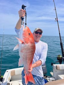 Red Snapper caught on East Florida fishing charter